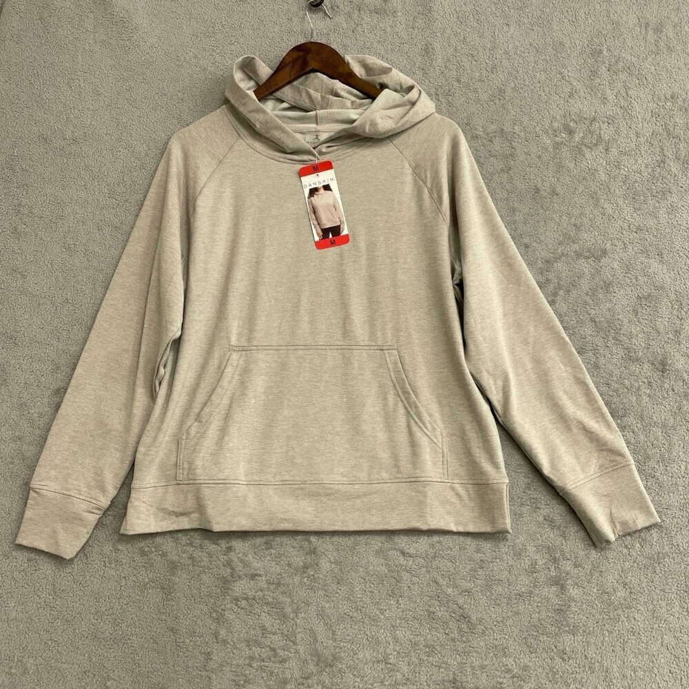 Danskin Women's M Sweatshirt Hoodie Tan  M0708